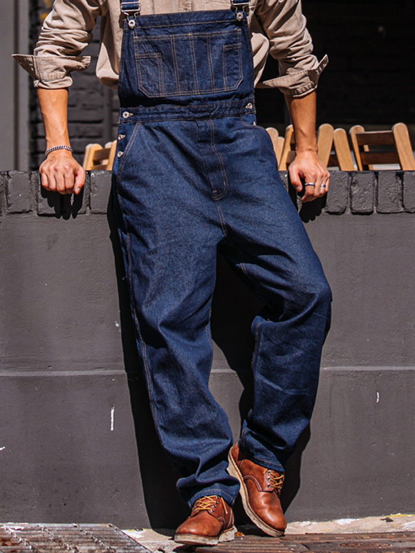 (2XL-5XL)<BR>보위 サスペンダーパンツ