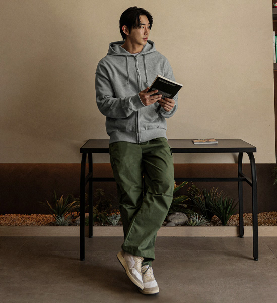 (XL-6XL)<BR>라우더 ジップアップ