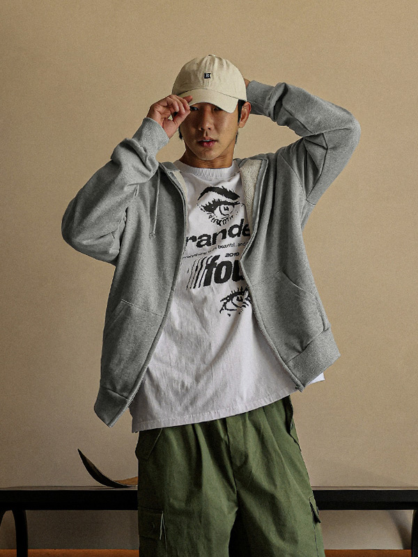 (XL-6XL)<BR>라우더 ジップアップ