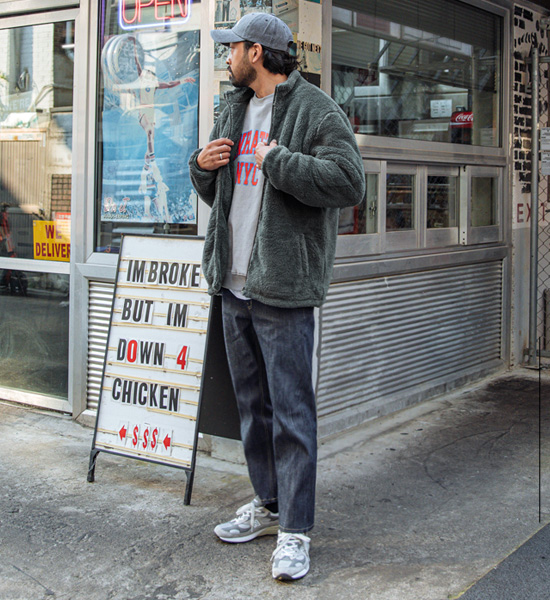 (XL-5XL)<BR>카길 フリース ジップアップ 2160