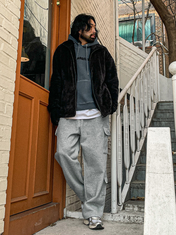 (XL-5XL)<BR>카길 フリース ジップアップ 2160