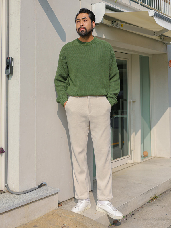 (XL-6XL)<br>블러프 ラウンドニット