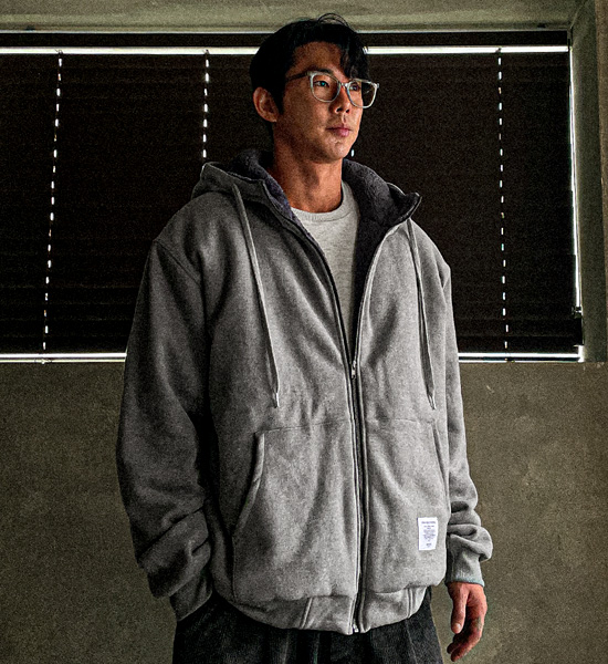 (XL-5XL)<BR>도깨비 フードジップアップ