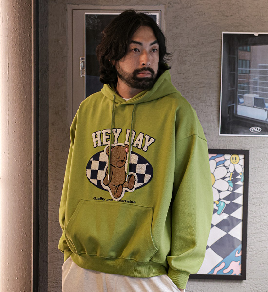 (XL-6XL)<BR>헤이데이 フードティーシャツ