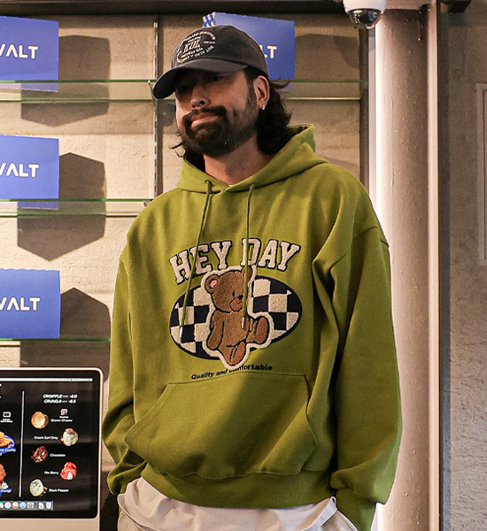 (XL-6XL)<BR>헤이데이 フードティーシャツ