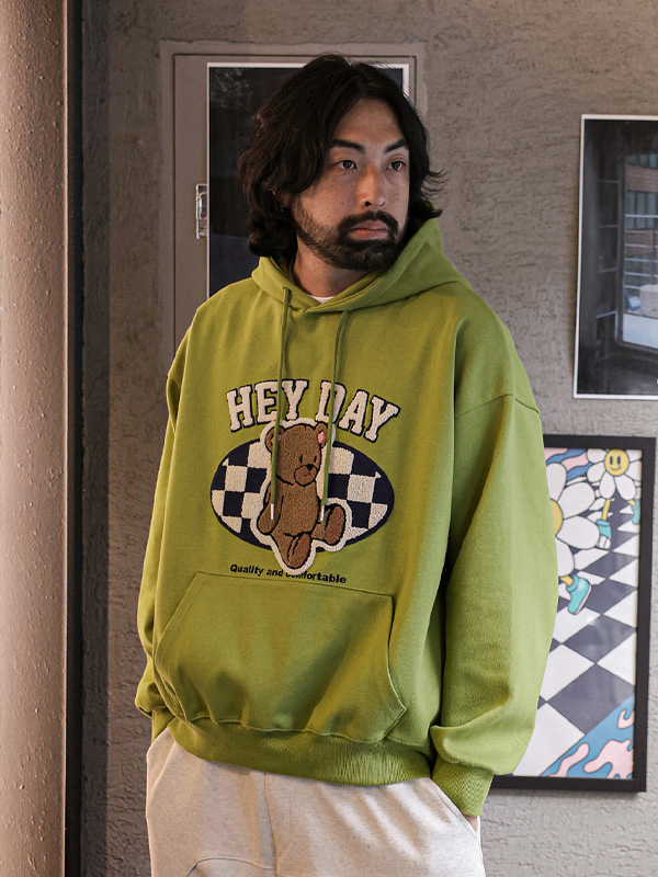 (XL-6XL)<BR>헤이데이 フードティーシャツ