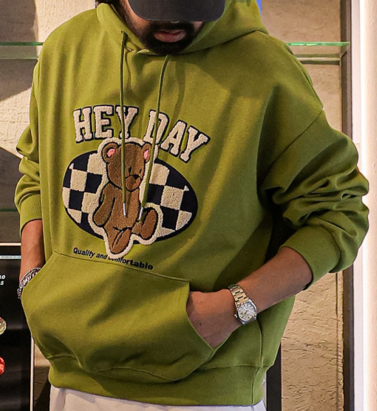 (XL-6XL)<BR>헤이데이 フードティーシャツ