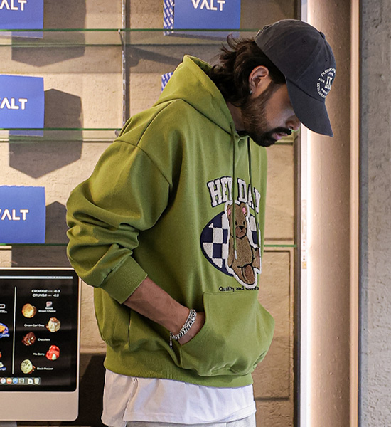 (XL-6XL)<BR>헤이데이 フードティーシャツ