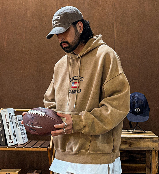 (XL-6XL)<BR>터니스버 顔料 フードティーシャツ <br><font color="#098a09"><B>長さを選択 (基本的な,ロング+6cm)</B></font>