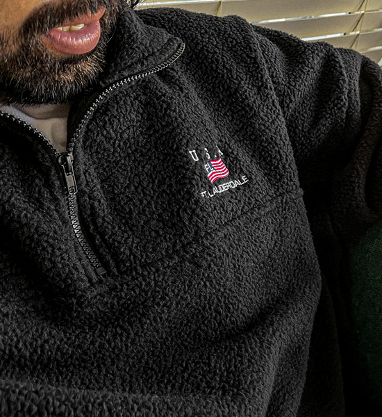 (XL-6XL)<BR>캐니트 フリース ハーフジップアップ <br><font color="#098a09"><B>長さを選択 (基本的な,ロング+6cm)</B></font>