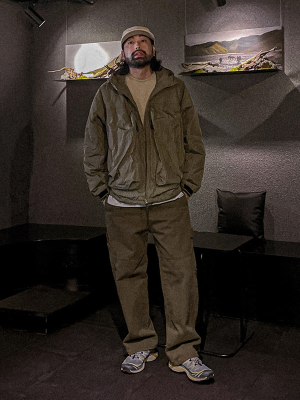 (L-4XL)<BR>핑고 ストライプ シープスキン フードジャンパ D35202