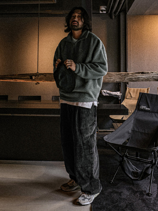 (XL-6XL)<br>노라이카 ワイドフィット 顔料 골덴카고 バンディングパンツ