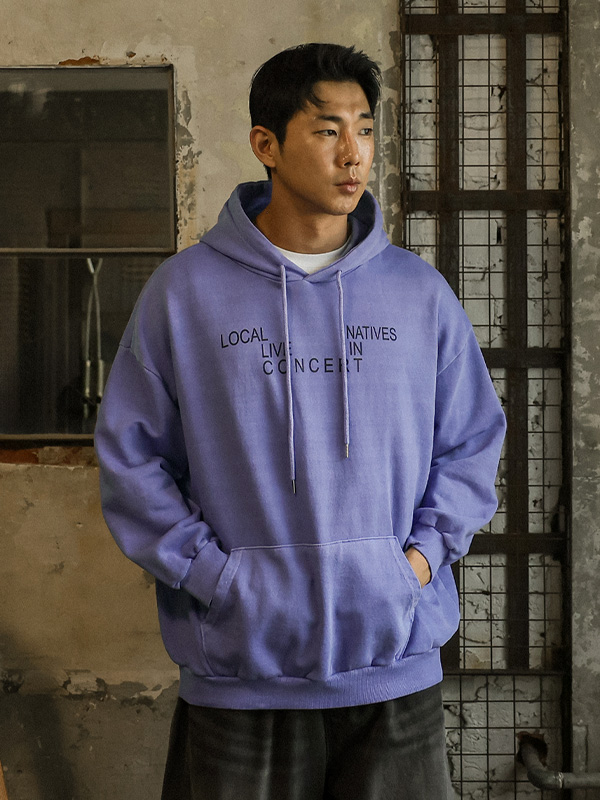 피터샴 顔料 フードティーシャツ