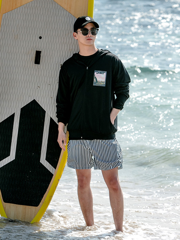 (L~5XL)<BR>코트나 フードジップアップ