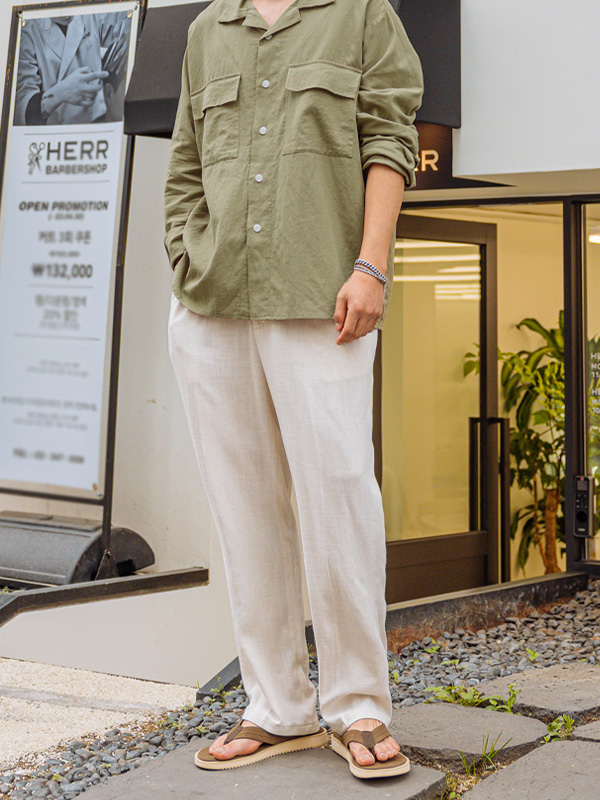 (M-5XL)<BR>루카니아 広範囲 バンディングパンツ 127<br><font color="#098a09"><B>長さを選択 (基本的な,ロング+10cm)</B></font>