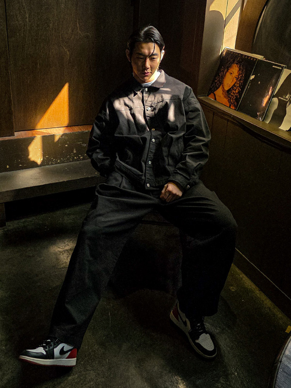 (XL-6XL)<BR>레이키 ジャケット+티렉스 広範囲 バンディングパンツ <br><font color="#098a09"><B>長さを選択 (基本的な,ロング+8cm)</B></font>