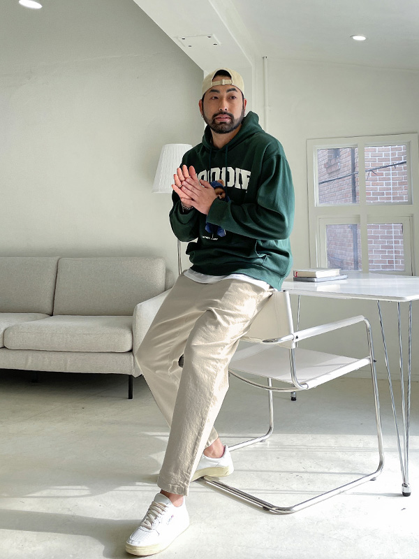 (L-5XL)<BR>앵그리베어 フードティーシャツ