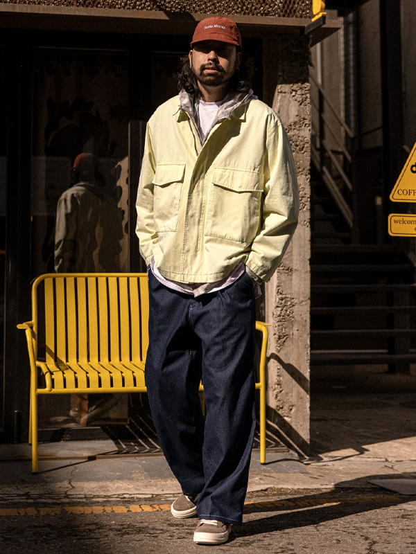 (L-5XL)<BR>보피티 セミワイドフィット マジック·バンディング デニムパンツ S111