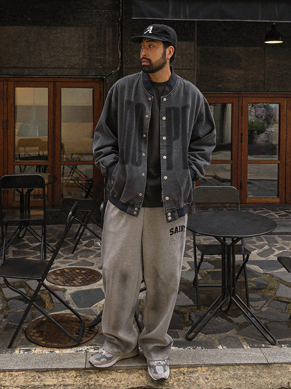 코로스텐 데님바시티자켓