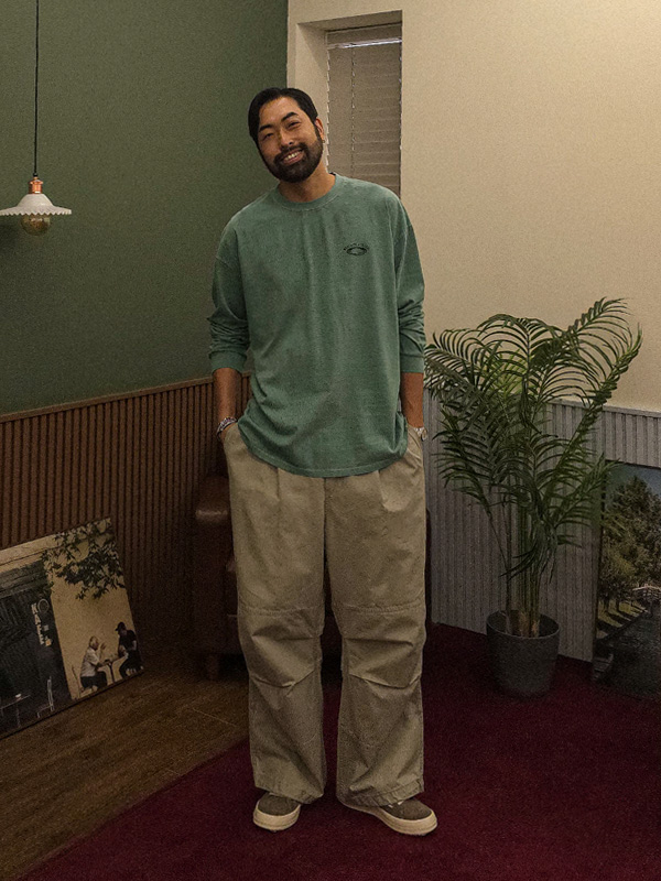 하다치 セミワイドフィット バンディングパンツ