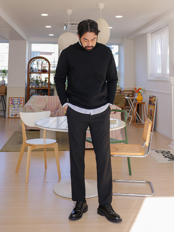 (L-6XL)<br>허스니 ラウンドニット