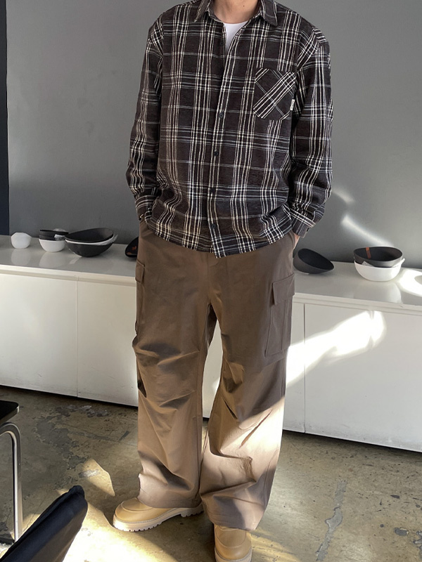 (XL-6XL)<BR>윙카 セミワイドフィット バンディングパンツ