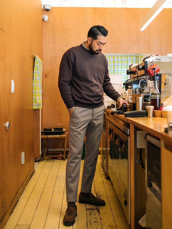 (L-6XL)<br>허스니 ラウンドニット