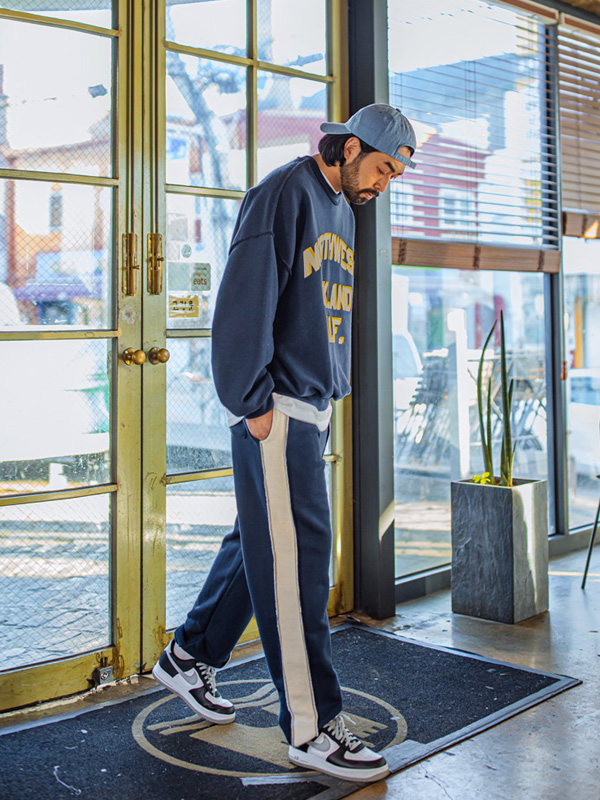 (XL-6XL)<BR>다이너소 헤비쭈리 マンツーマン+숀토 トレーニング バンディングパンツ