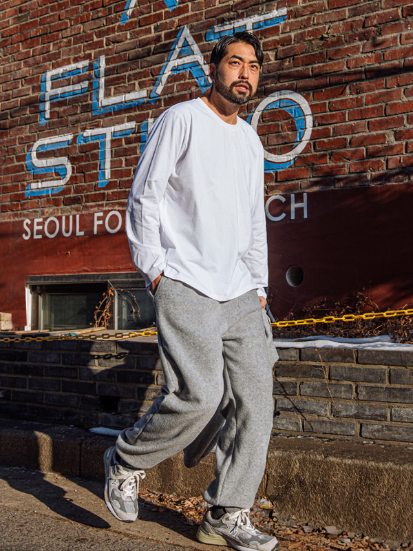 (M-6XL)<br>탐푸 起毛長袖Tシャツ