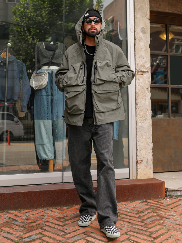 (XL~5XL)<BR>엘소 フードジャンパ F0029