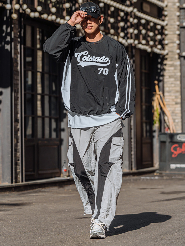 (XL-4XL)<BR>아바론 カーゴバンディングパンツ