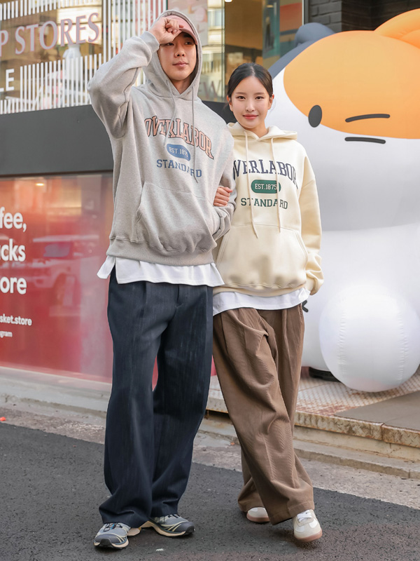 (2XL-5XL)<br>란디슬 フードティーシャツ