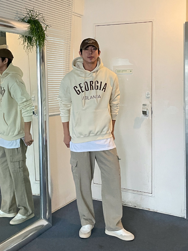 (L-5XL)<br>니들라 フリースのパーカー