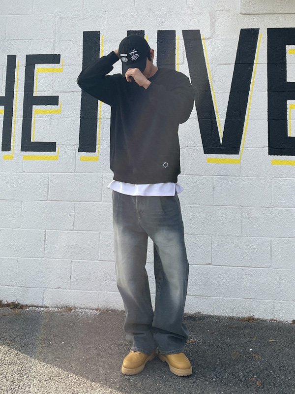 (XL-6XL)<br>아르본 起毛マンツーマンTシャツ 2863