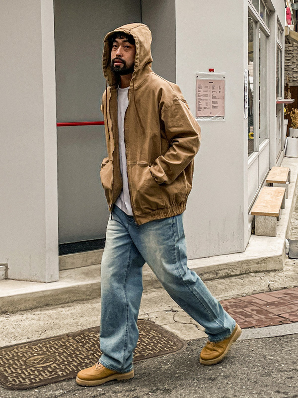 (XL-4XL)<BR>니트로나 フードジャンパ