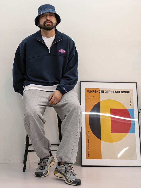 (L-6XL)<BR>란드레 セミワイドフィット バンディングパンツ