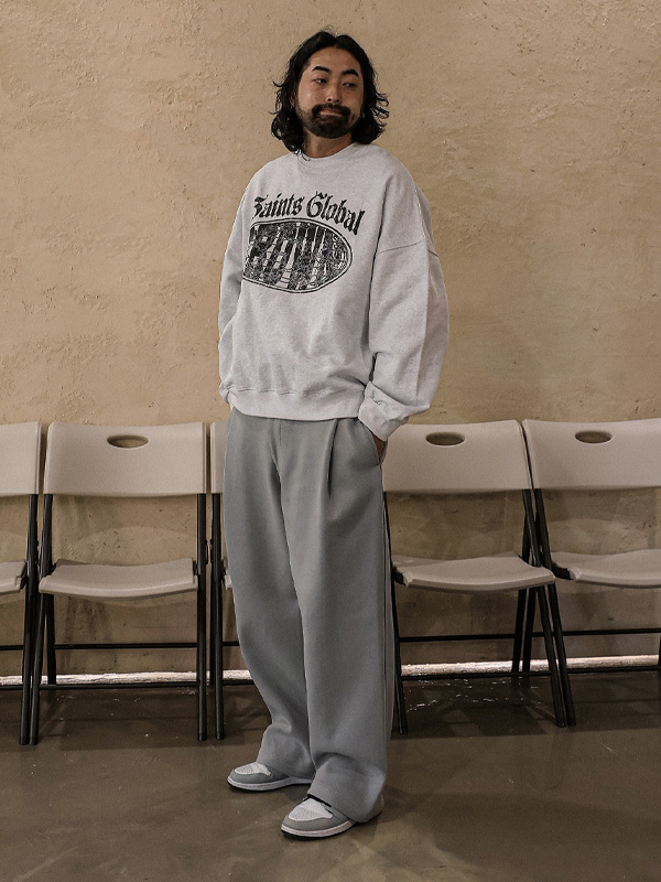 차쿠타 ワイドフィット バンディングパンツ