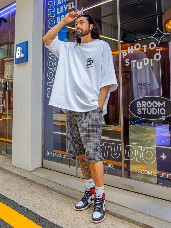 (XL-6XL)<BR>아라곤 バンディング半ズボン