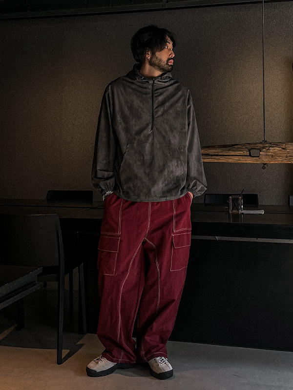 (XL-6XL)<BR>카소타 セミワイドフィット カーゴバンディングパンツ