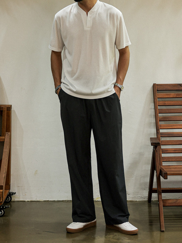 (L-5XL)<br>아바디아 セミワイドフィット バンディングパンツ