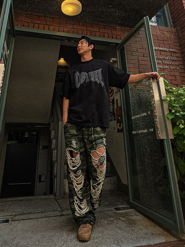 (XL-6XL)<BR>보로도마 セミワイドフィット バンディングパンツ