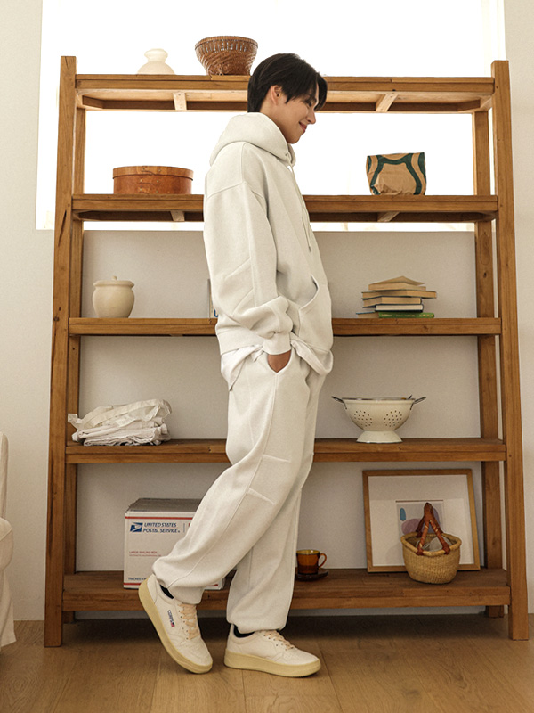 파르테 セミワイドフィット バンディングパンツ