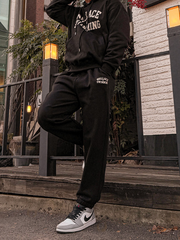 (L-4XL)<BR>본다이 밴딩조거 기모팬츠