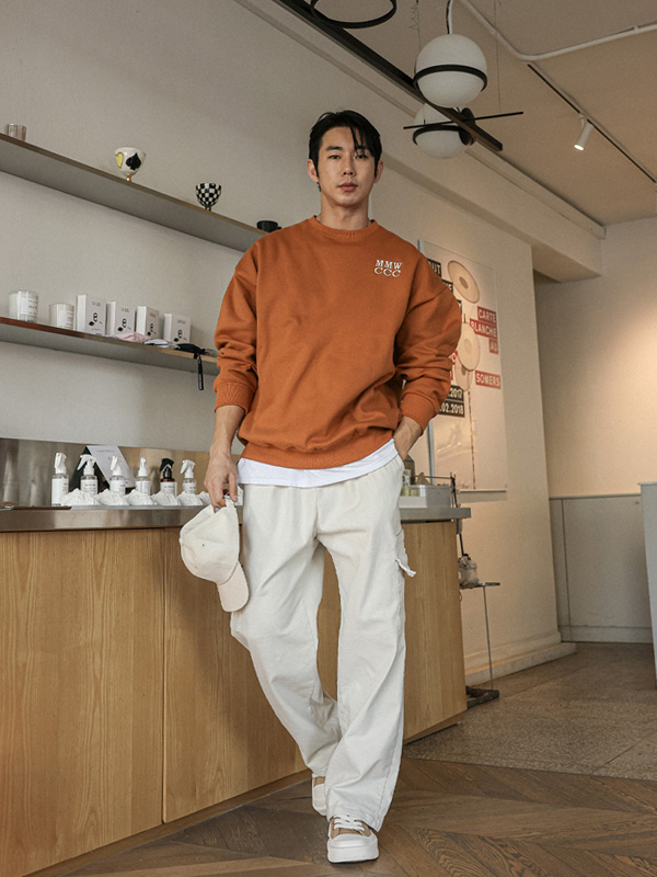 (XL-5XL)<BR>타일러스  起毛マンツーマンTシャツ 23