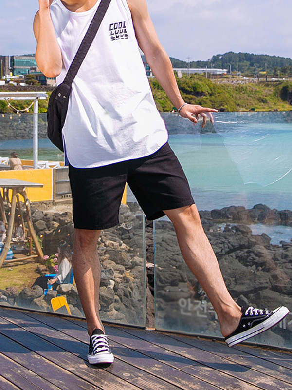 (L-6XL)<BR>버몬트 オックスフォード バンディング半ズボン