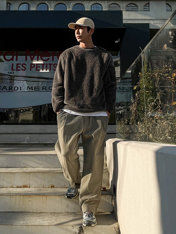 (XL-6XL)<br>피누아 포켓맨투맨