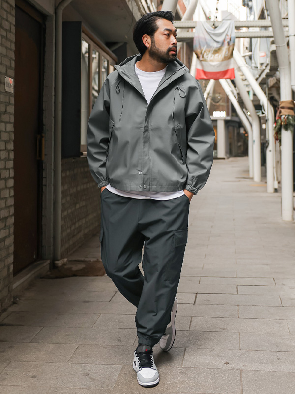 (L~6XL)<BR>카이쿠 フードジャンパ 209