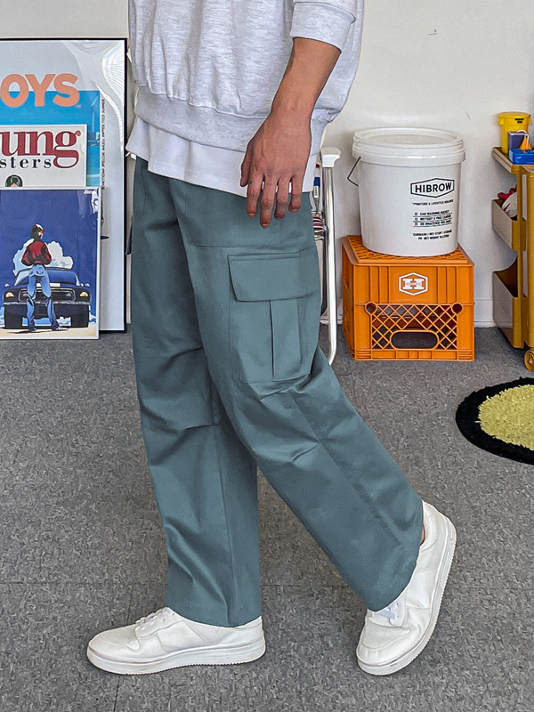 (XL-6XL)<BR>퍼듀카 セミワイドフィット バンディングパンツ<br><font color="#224f20"><B>*長さを選択 (基本的な,ロング+10cm)</B></font>