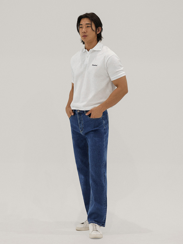 (L-6XL)<br>크리코바 워싱데님팬츠(標準フィット/ワイドフィット)