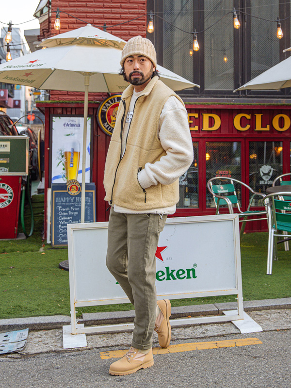 (L-4XL)<BR>리빙스턴 ベスト